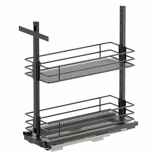 Vauth Sagel SUB® Pantry Saphir Bottom Mounted Base Pull Out, 2 Baskets, Installation Height Minimum 28"