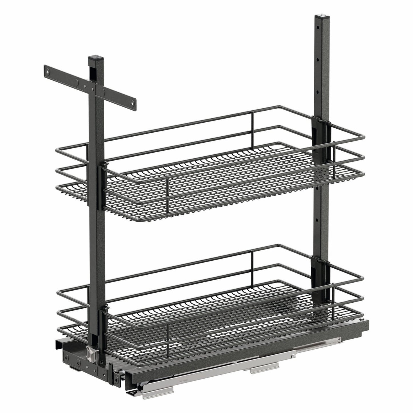 Vauth Sagel SUB® Pantry Saphir Bottom Mounted Base Pull Out, 2 Baskets, Installation Height Minimum 28"