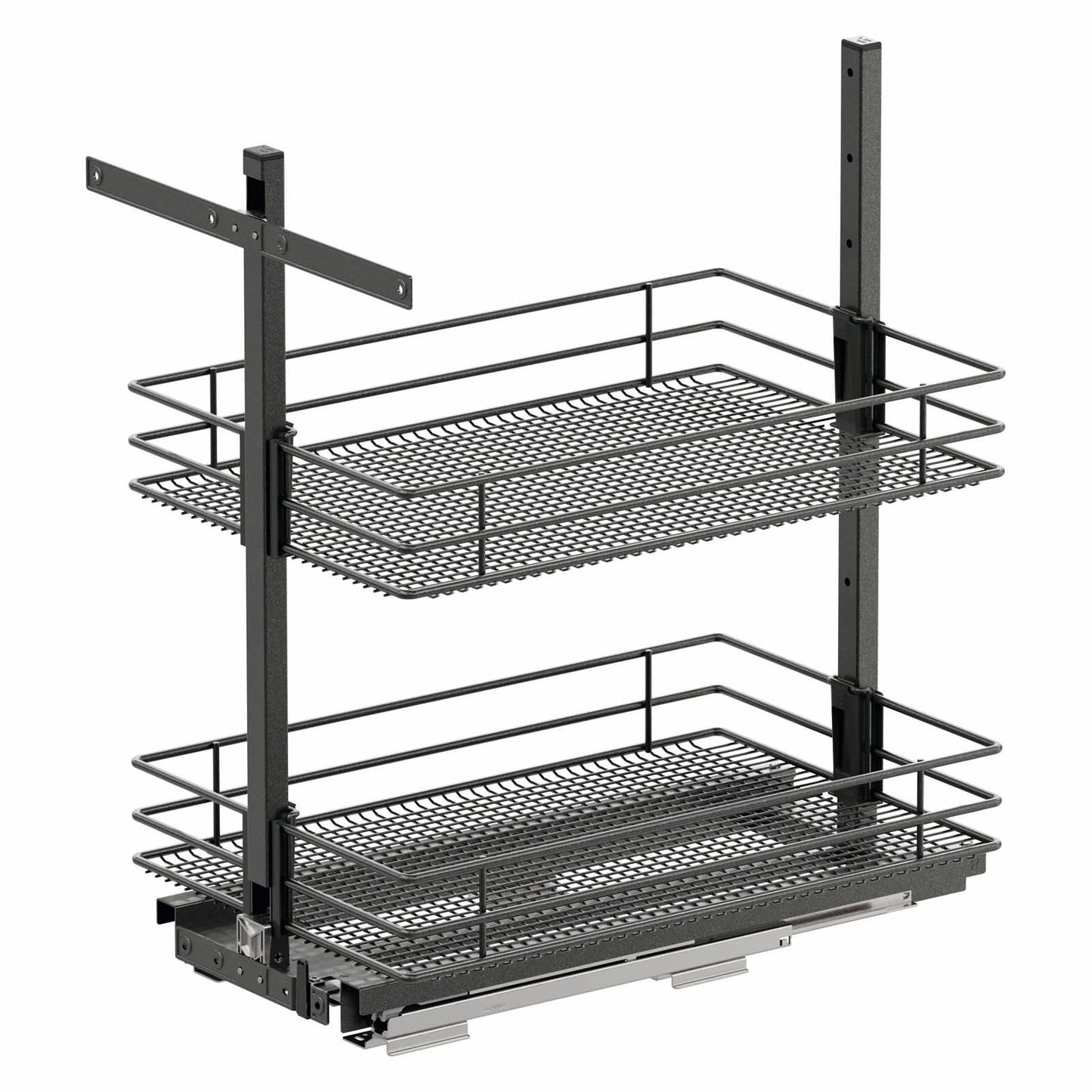 Vauth Sagel SUB® Pantry Saphir Bottom Mounted Base Pull Out, 2 Baskets, Installation Height Minimum 28"