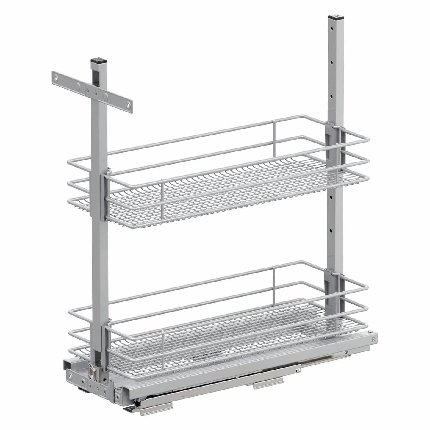 Vauth Sagel SUB® Pantry Saphir Bottom Mounted Base Pull Out, 2 Baskets, Installation Height Minimum 28"