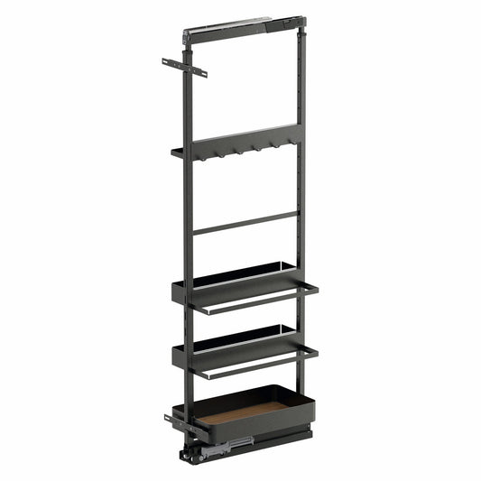 Vauth Sagel Planero® TAL® Pantry Flex Iron Accessory Set, for Use with 15" Cabinet Width Pull Outs