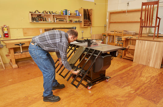 Sawstop Folding Outfeed Table