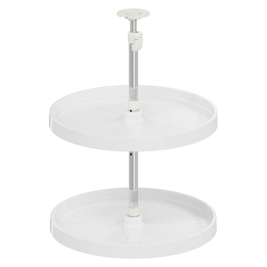 Vauth Sagel COR® Susan White Fullround Lazy Susan, 2-Shelf Set
