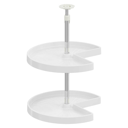 Vauth Sagel COR® Susan White Kidney Lazy Susan, 2-Shelf Set