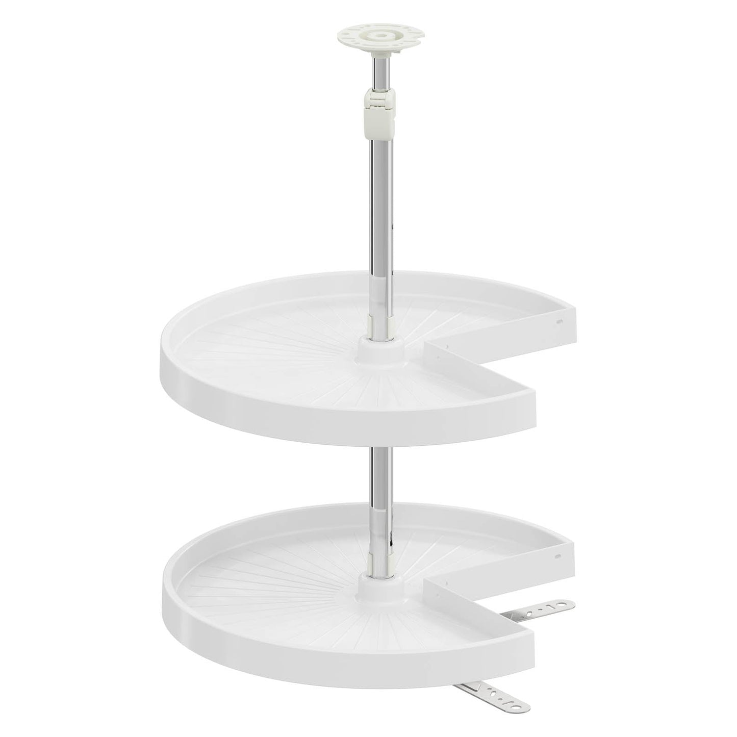 Vauth Sagel COR® Susan White Pie Cut Lazy Susan, 2-Shelf Set