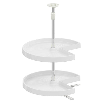 Vauth Sagel COR® Susan White Pie Cut Lazy Susan, 2-Shelf Set