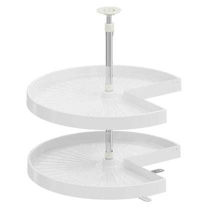 Vauth Sagel COR® Susan White Pie Cut Lazy Susan, 2-Shelf Set