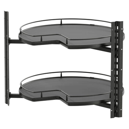 Vauth Sagel COR® Wheel Pro Scalea Kidney Lazy Susan, Premium 2-Shelf Set