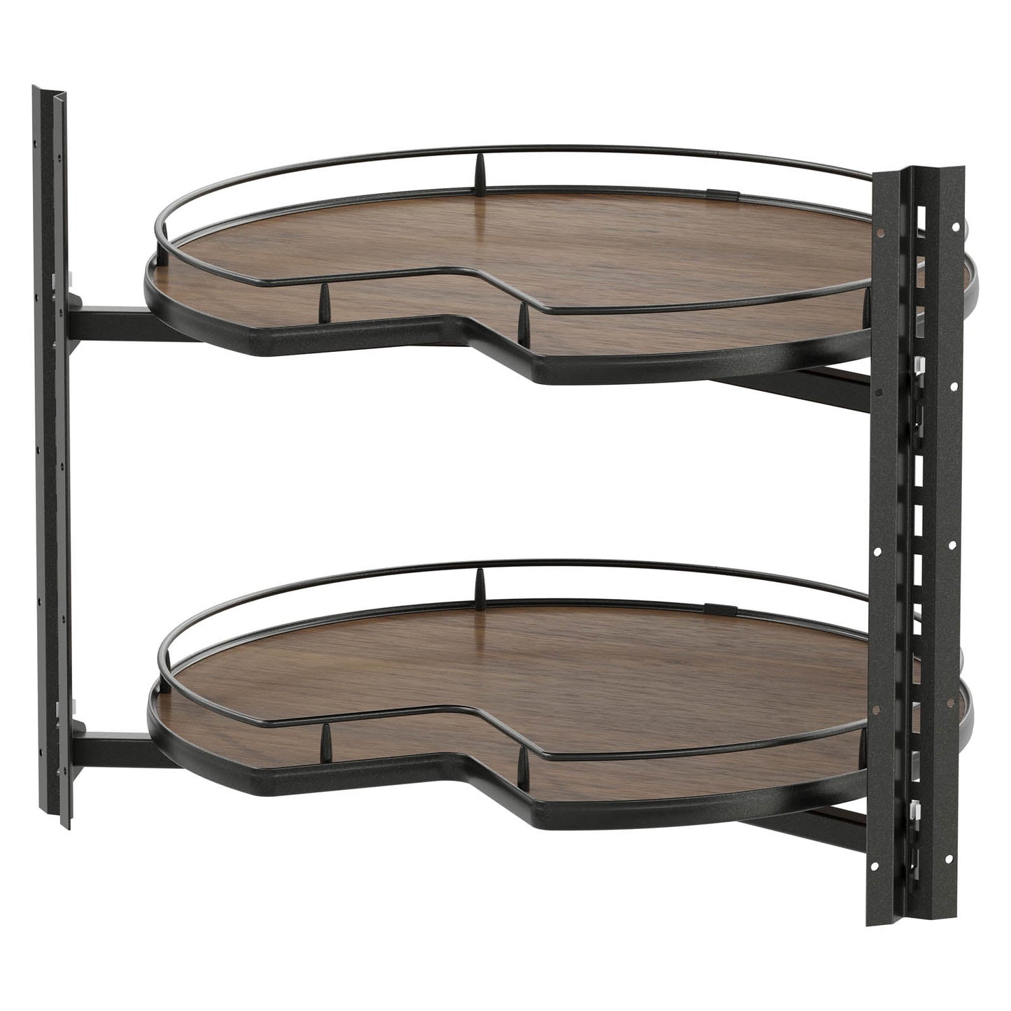 Vauth Sagel COR® Wheel Pro Scalea Kidney Lazy Susan, Premium 2-Shelf Set