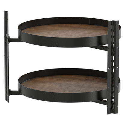 Vauth Sagel COR® Wheel Pro Planero® Fullround Lazy Susan, Premium 2-Shelf Set