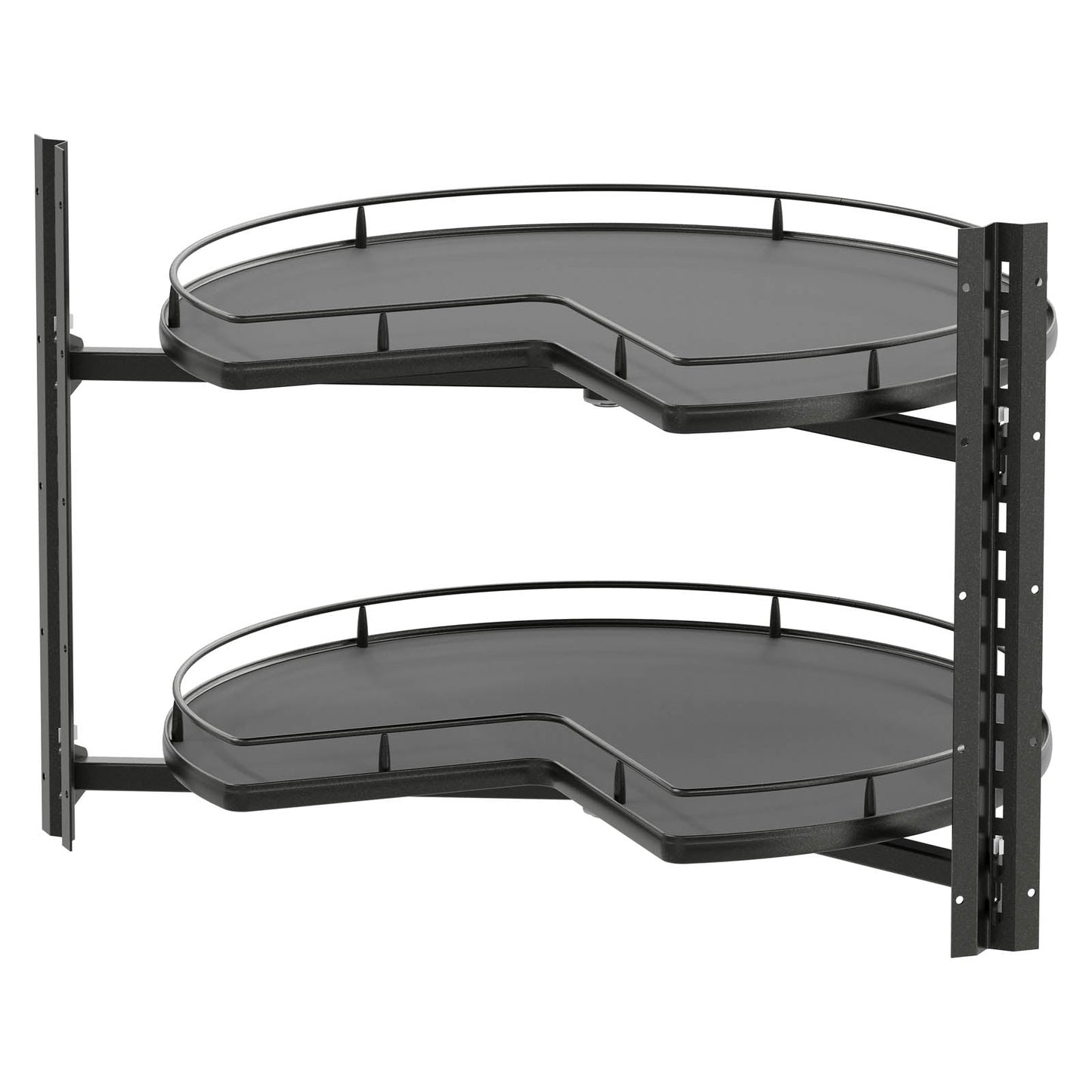 Vauth Sagel COR® Wheel Pro Scalea Kidney Lazy Susan, Premium 2-Shelf Set