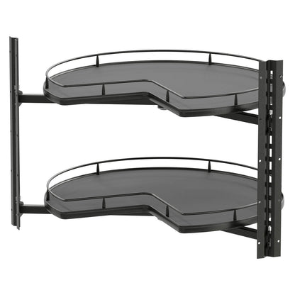 Vauth Sagel COR® Wheel Pro Scalea Kidney Lazy Susan, Premium 2-Shelf Set