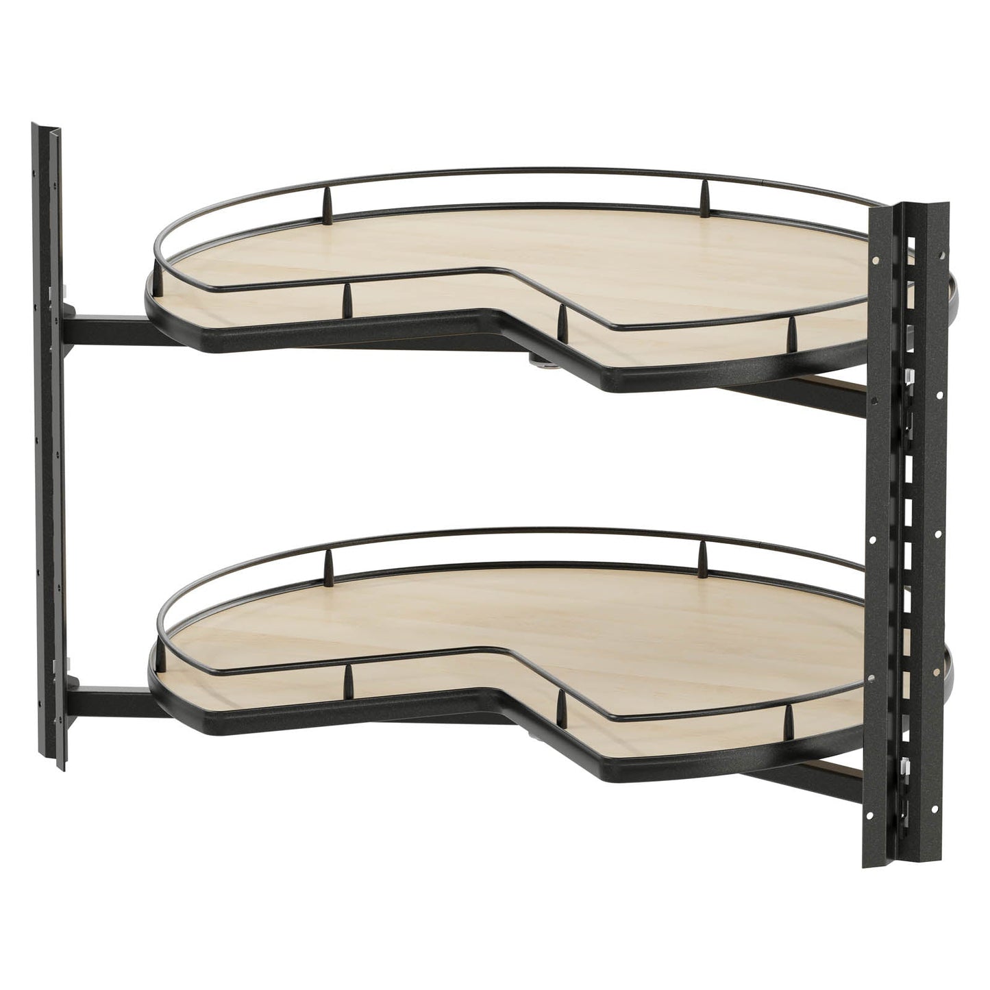 Vauth Sagel COR® Wheel Pro Scalea Kidney Lazy Susan, Premium 2-Shelf Set