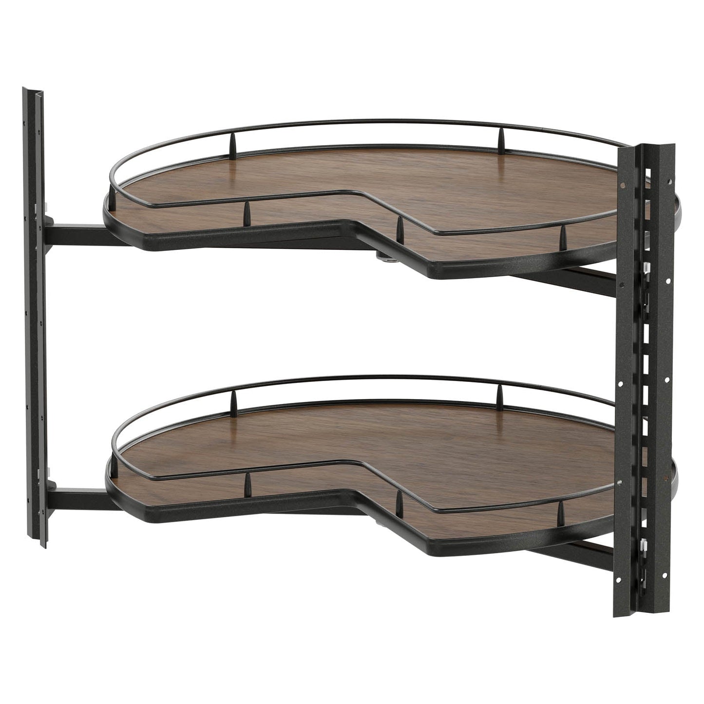 Vauth Sagel COR® Wheel Pro Scalea Kidney Lazy Susan, Premium 2-Shelf Set