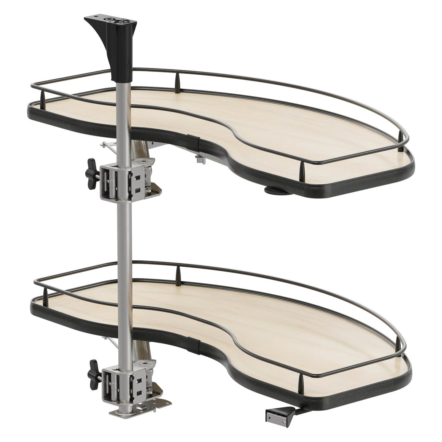 Vauth Sagel CORNERSTONE® Swing Scalea Blind Corner Optimizer, Premium 2-Tray Set