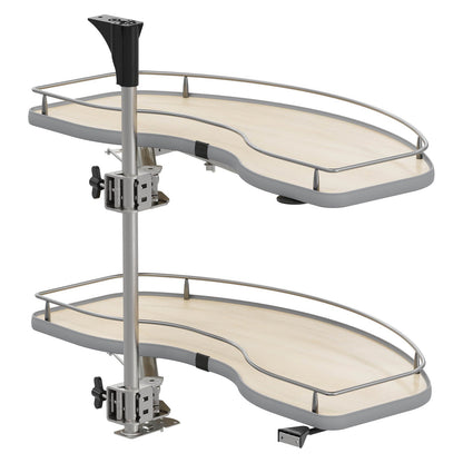 Vauth Sagel CORNERSTONE® Swing Scalea Blind Corner Optimizer, Premium 2-Tray Set