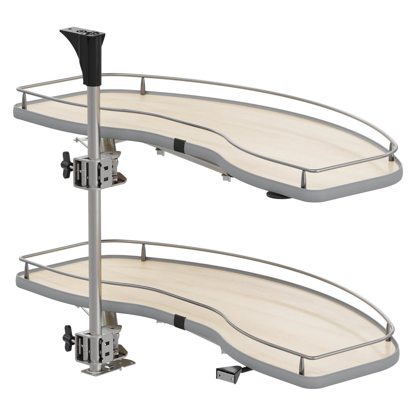 Vauth Sagel CORNERSTONE® Swing Scalea Blind Corner Optimizer, Premium 2-Tray Set