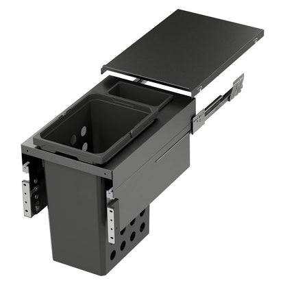 Vauth Sagel WASH® Space XX Pro Full Height Laundry Hamper Pull Out System, for Frameless Cabinet Application