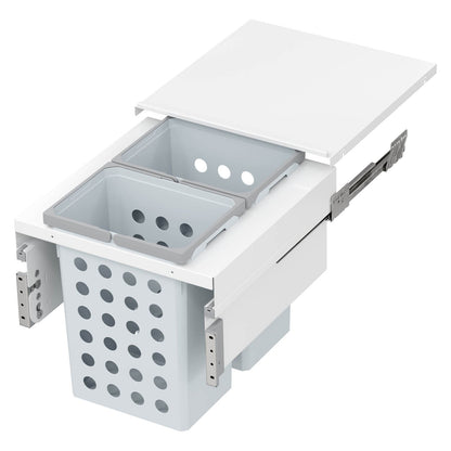 Vauth Sagel WASH® Space XX Pro Full Height Laundry Hamper Pull Out System, for Frameless Cabinet Application