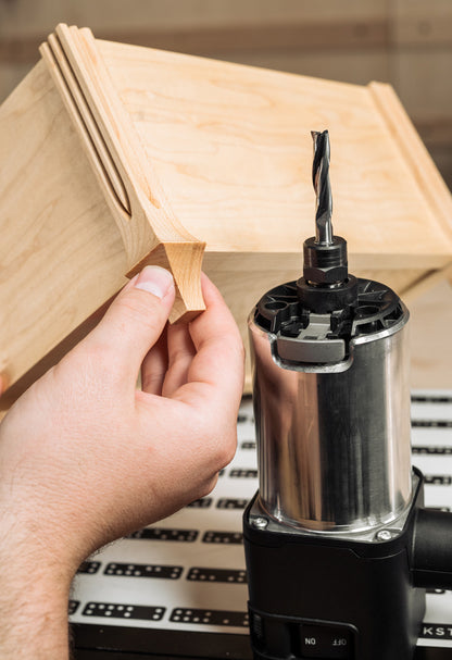 Shaper Tools 8mm X 35mm Up-Spiral Flat Router Bit