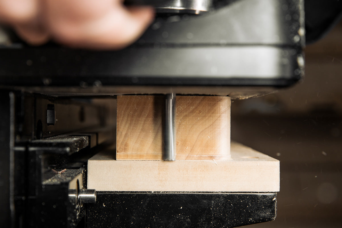 Shaper Tools 8mm X 35mm Up-Spiral Flat Router Bit