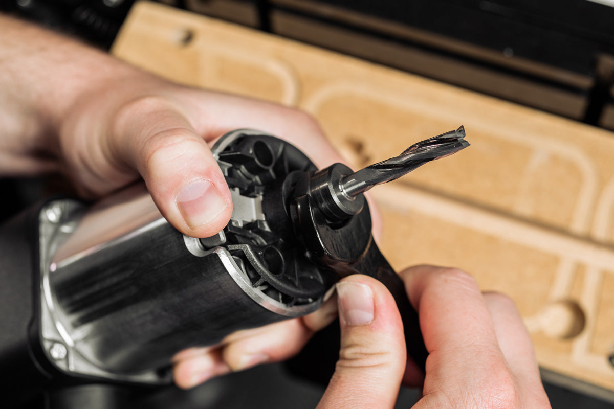 Shaper Tools 8mm X 35mm Up-Spiral Flat Router Bit