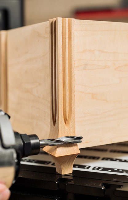 Shaper Tools 8mm X 35mm Up-Spiral Flat Router Bit