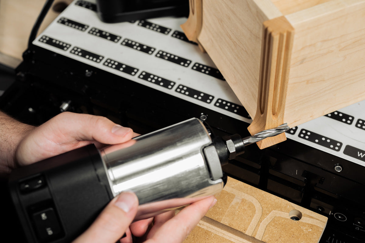 Shaper Tools 8mm X 35mm Up-Spiral Flat Router Bit