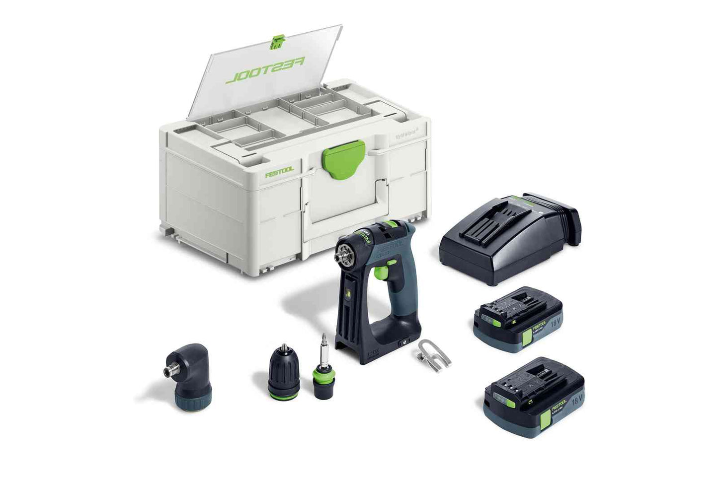 Festool 576889 CXS 18 Cordless Drill HPC 4,0 I-Set