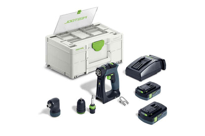 Festool 576889 CXS 18 Cordless Drill HPC 4,0 I-Set