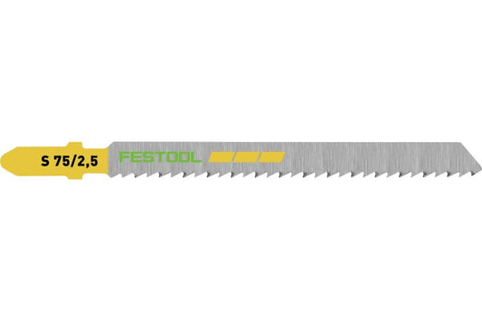 Festool 204256 S 75/2.5 Fine Cut Jigsaw Blade 5 Pack