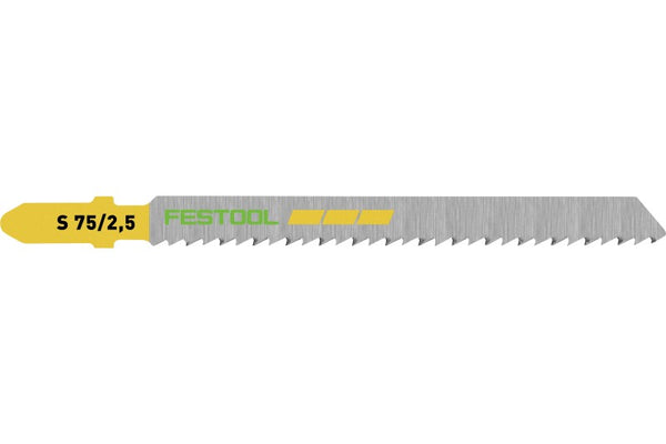 Festool 204256 S 75/2.5 Fine Cut Jigsaw Blade 5 Pack