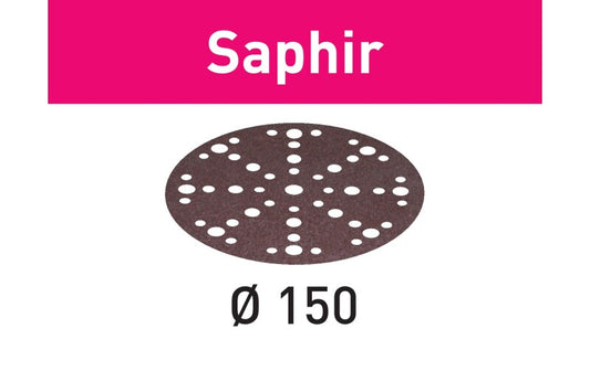 Festool Saphir Disc Sandpaper for 150mm (6") Sanders, 25 Pack