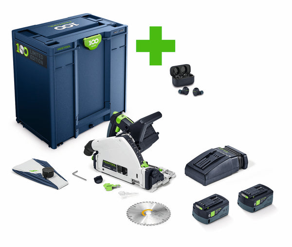 Festool 578231 Cordless Track Saw TSC 55 KEBI-F-Plus/XL 100th Anniversary Limited Edition