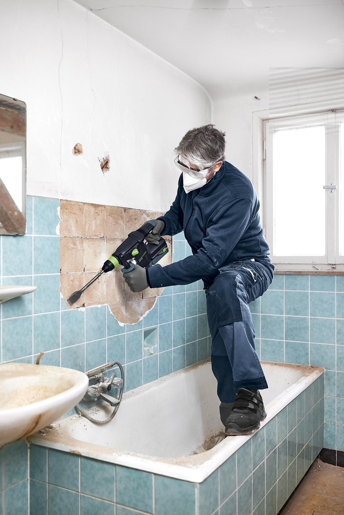 Festool 577450 Cordless Rotary Hammer Drill KHC 18 EB-Basic