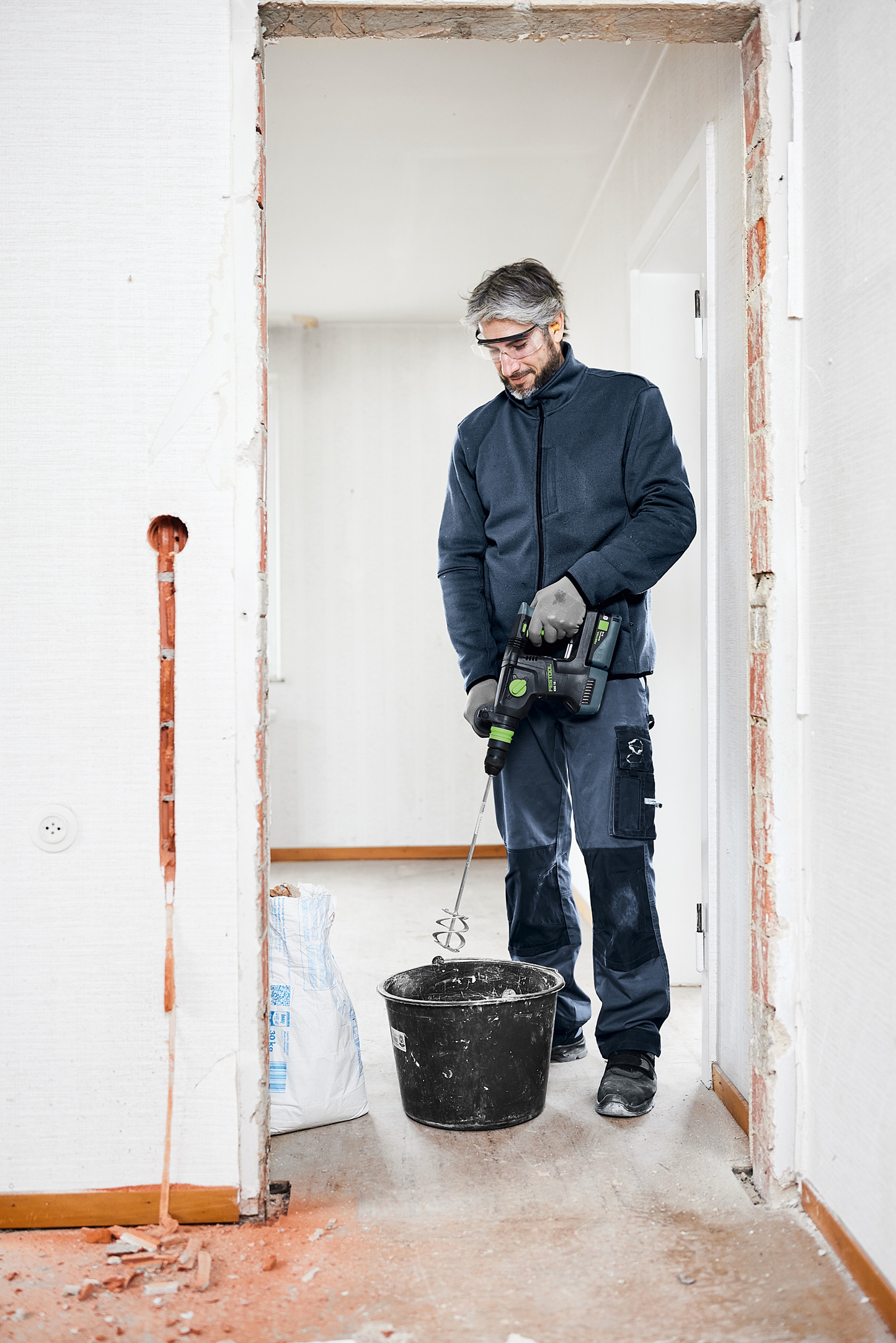 Festool 577450 Cordless Rotary Hammer Drill KHC 18 EB-Basic