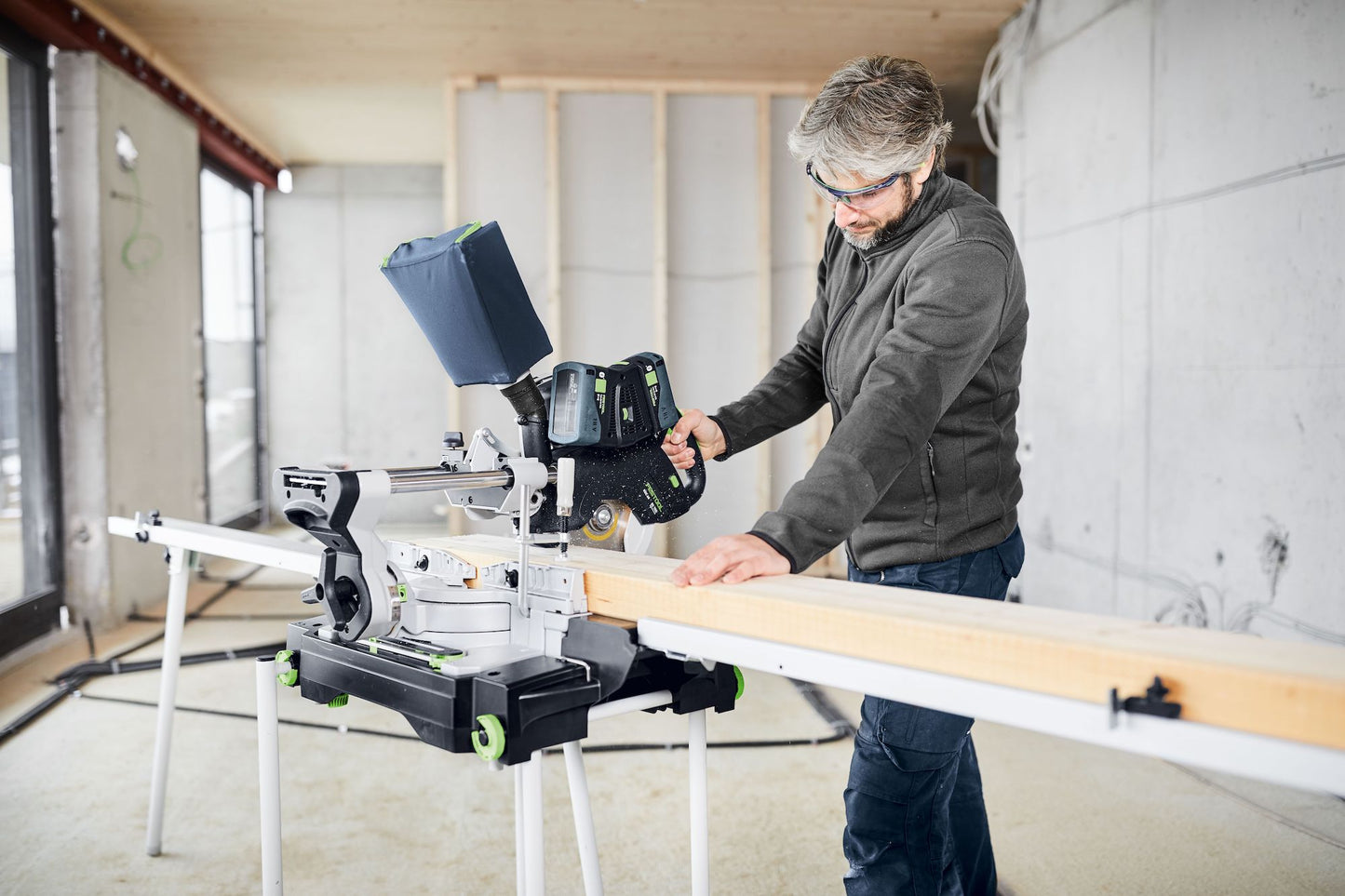 Festool Cordless Sliding Compound Miter Saw KAPEX KSC 60 EB Basic, Tool Only