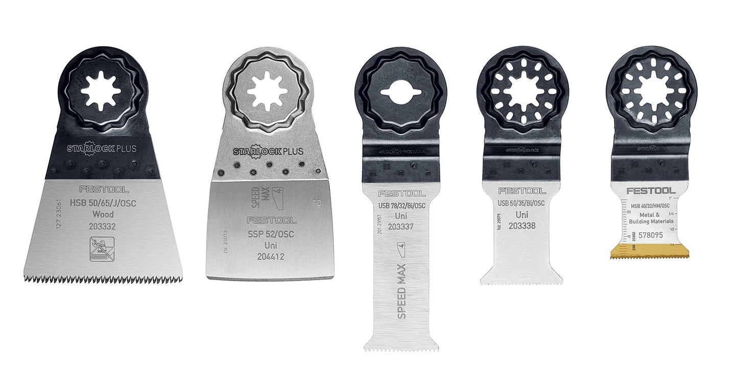Festool 578098 Oscillator Saw Blade Multi Cutter Set OSC-SORT/5