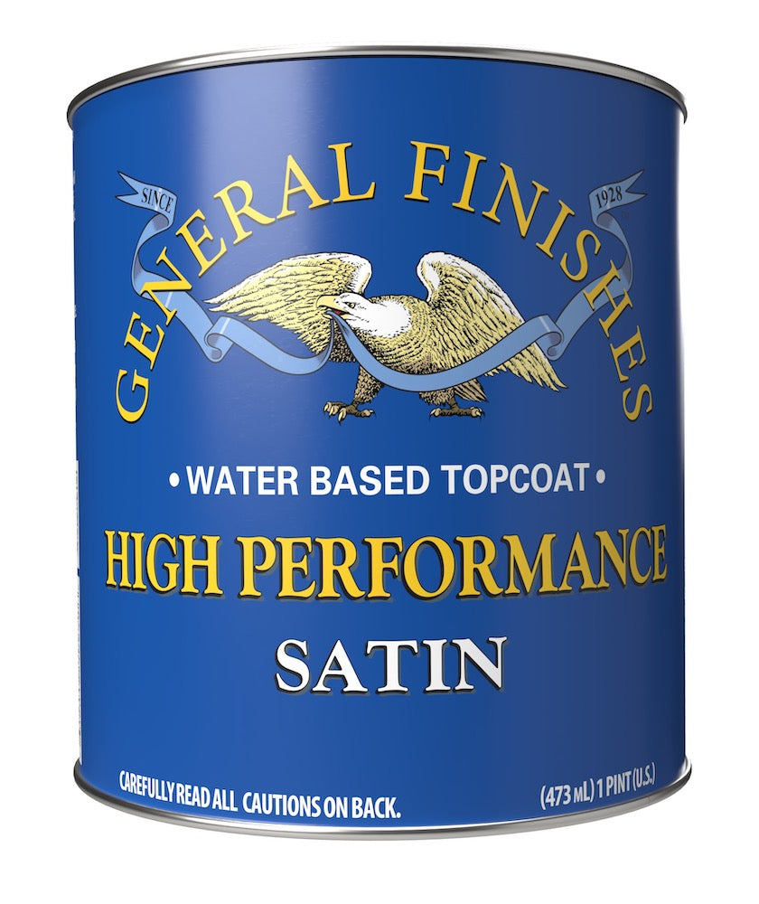 General Finishes Water Based Clear High Performance Poly Top Coat - Pint / Satin