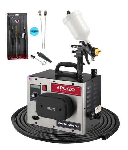 Apollo Sprayers Precision-6 Pro PLUS Turbine System with Nozzle Set, 6-Stage Motor and Precision PSI Dial and PowerPause™