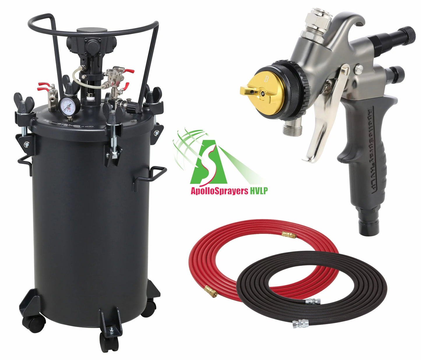 Apollo Sprayers 4256 Series Compressed Air 10 Gallon Pressure Pot Production Kit