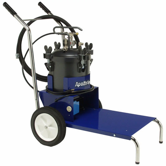 Apollo Sprayers HVLP Mobile Cart and Fluid Feed System with 2.5 Gallon Pressure Pot