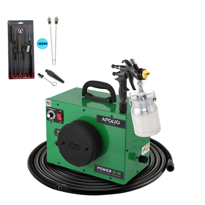 Apollo Sprayers Power-5 VS+ Turbine System with Nozzle Set, 5-Stage Motor with Variable Speed Control and QuadraClean™
