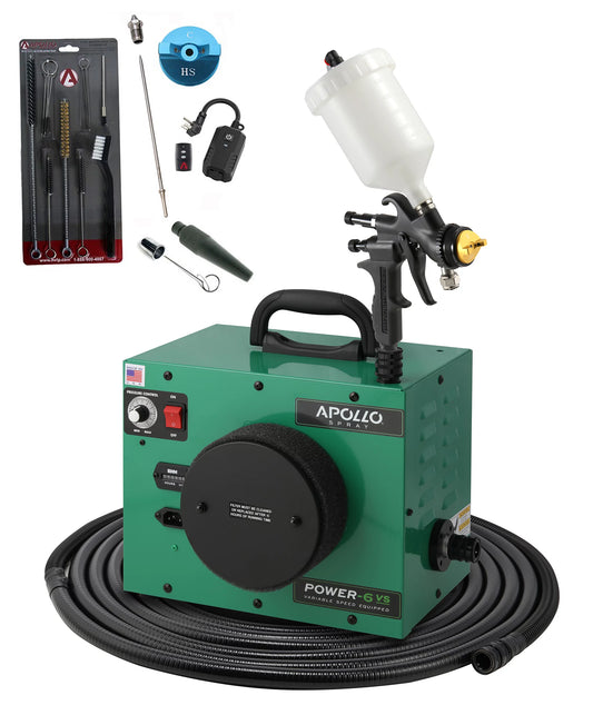 Apollo Sprayers POWER-6 VS Turbine System with AtomiZer® 7700 Spray Gun