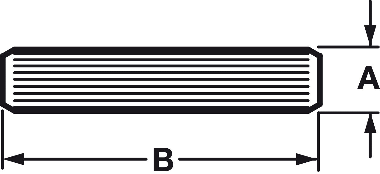 Hafele Fluted Wood Dowel, Small Packs