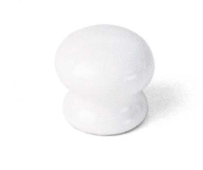 01042 White Knob, Porcelain Collection - Laurey