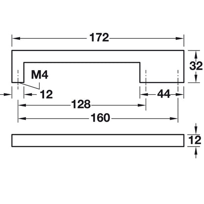 Hafele Nouveau Pull Mid-Century Mondern