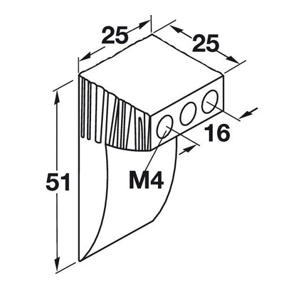 Hafele Calypso Pull Urban