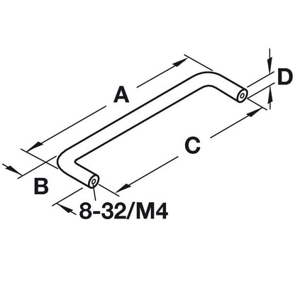 Hafele Arbus Pull, Finish Code 108ST50
