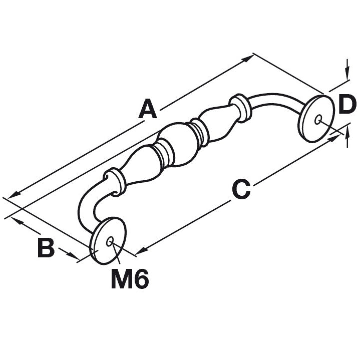 Hafele Bordeaux Appliance Pull